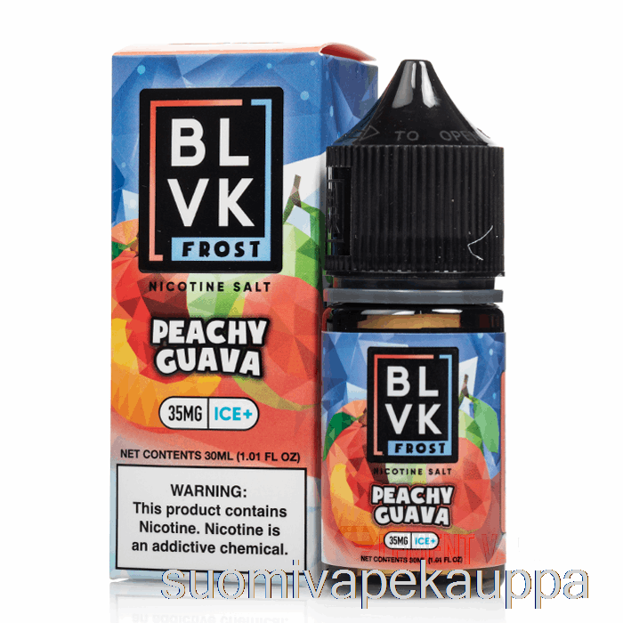 Vape Suomi Persikka Guava - Blvk Pakkassuolat - 30ml 35mg